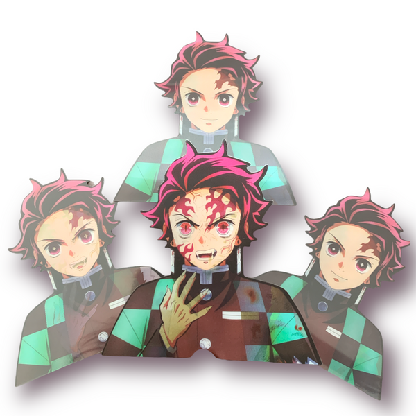 Tanjiro 3D Decal sticker