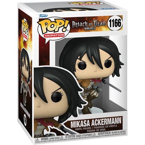 Attack on Titan Mikasa Ackermann with Swords Pop! Vinyl